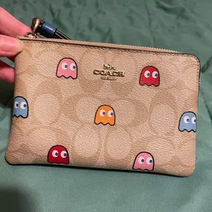 Coach pac man wristlet